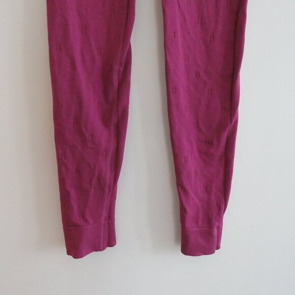SWEATY BETTY Modal Dot Jacquard Base Layer Leggings in Amaranth Pink - Size S - Picture 10 of 16